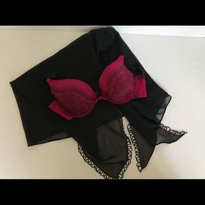 Maidenform T-Shirt Bra, BAAR & BEARDS Wrap/Scarf
